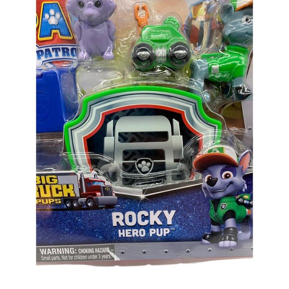 Paw Patrol Rocky Big Truck Pups Hero Pup Figure with Drone Animal 2022 - Picture 5 of 10